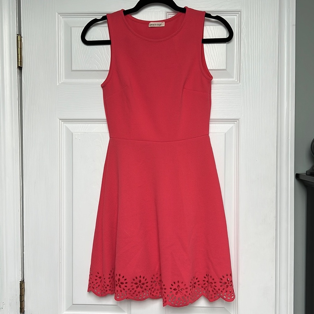 Coral dress